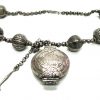 Antique Sri Lanka Necklace, Killotaya, Lime Box, Harar Tribe Ethiopian Large Silver Lac Beads