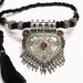 Vintage Indian Amulet Necklace, Flowering Tree of Life Pendant, Rajasthan, 58 Grams (2.0oz)