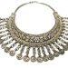 Vintage Indian Necklace, Tharu Necklace, High Grade Silver, 210 Grams