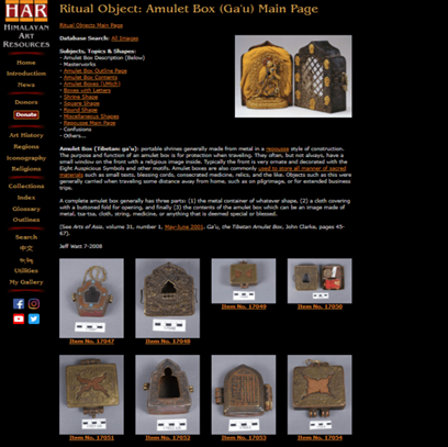 HAR-Ritual Objects - Gau Amulet Boxes