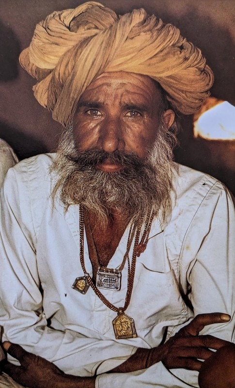 Rabari Man Wearing Amulets - Threads of Identity, Page 105