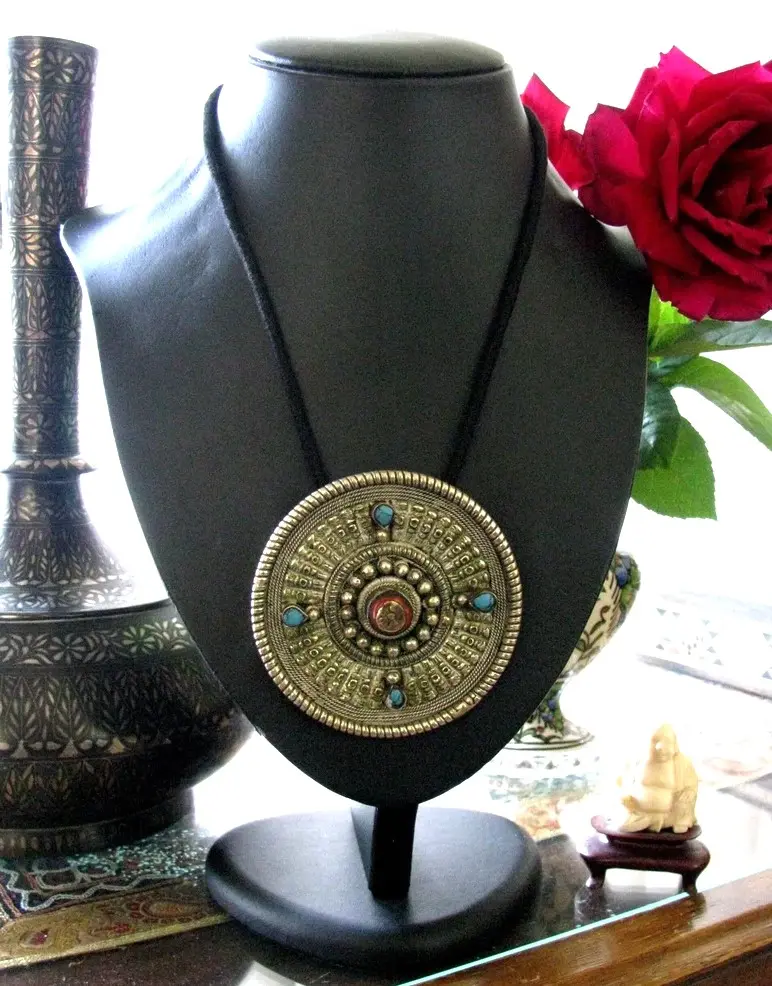 Tibetan Hair Bead Ornament, Melong Pongu