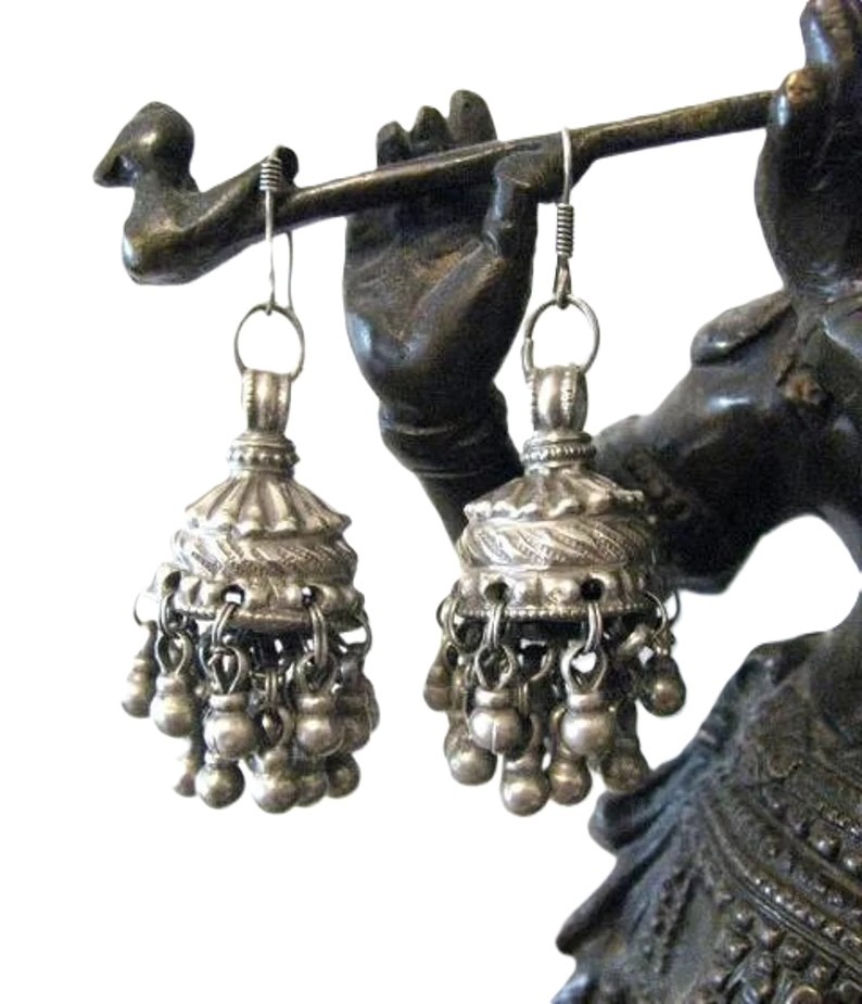 Vintage Jhumka Earrings, Rajasthan Vintage Jhumka Earrings, Rajasthan