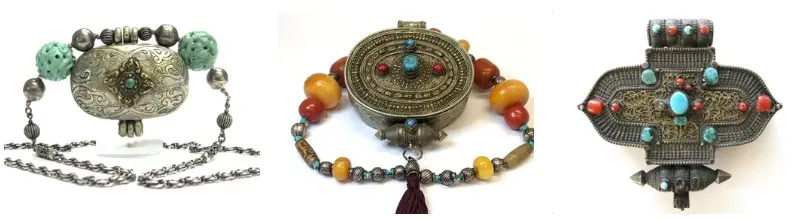 indianamulets.com.au -Tibetan Gau Boxes, Tibetan Jewellery and Himalayan Ornaments
