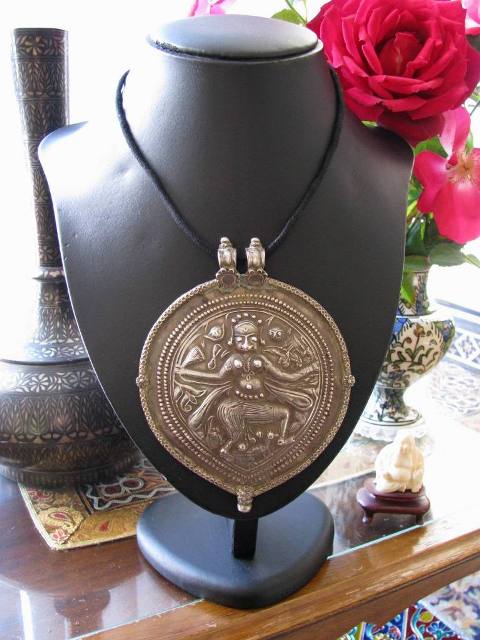 Antique Indian Amulet, Bhairava Form of Shiva