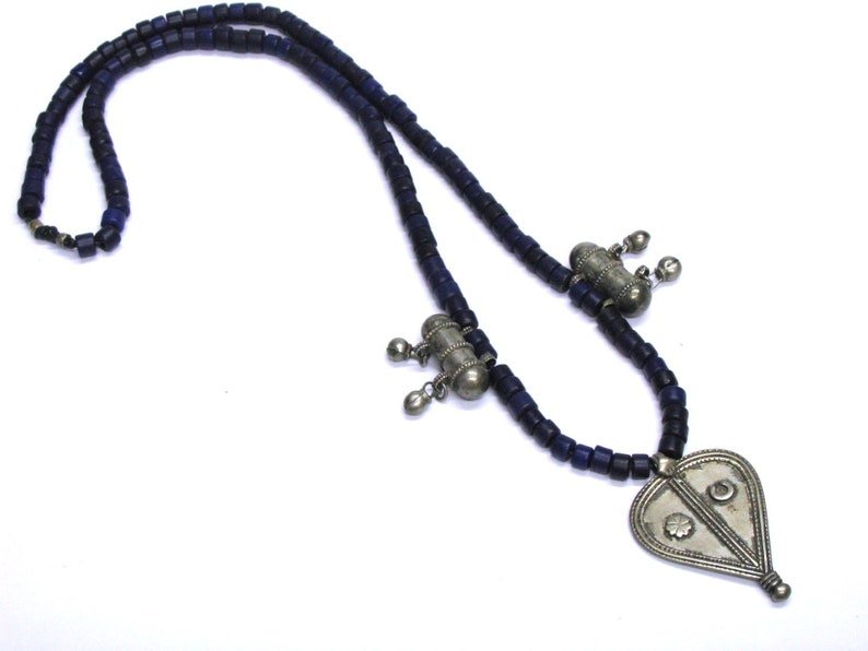 Antique Indian Amulet, Cache-Sexe Ornament Necklace