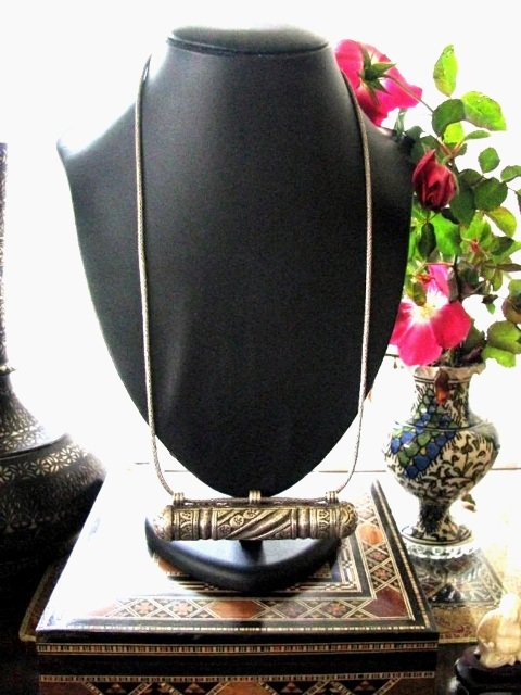 Antique Islamic Prayer Box Necklace