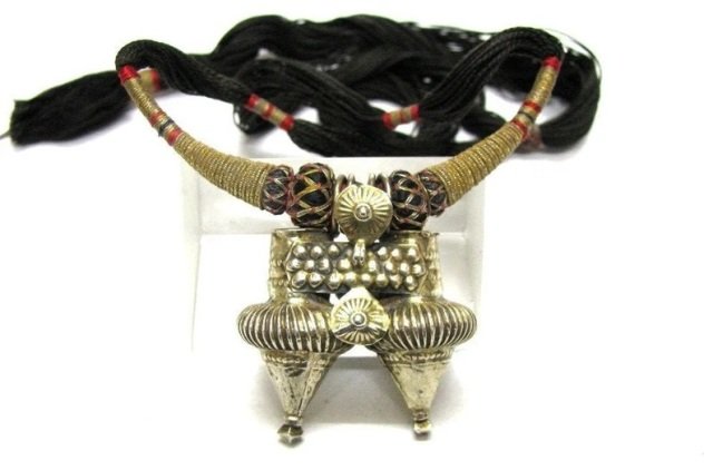 Antique Rajasthani Twin Nagali Earring Pendant