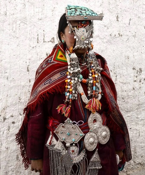 Woman's Cloak Clasp or Belt, Spitti, Himachal Pradesh