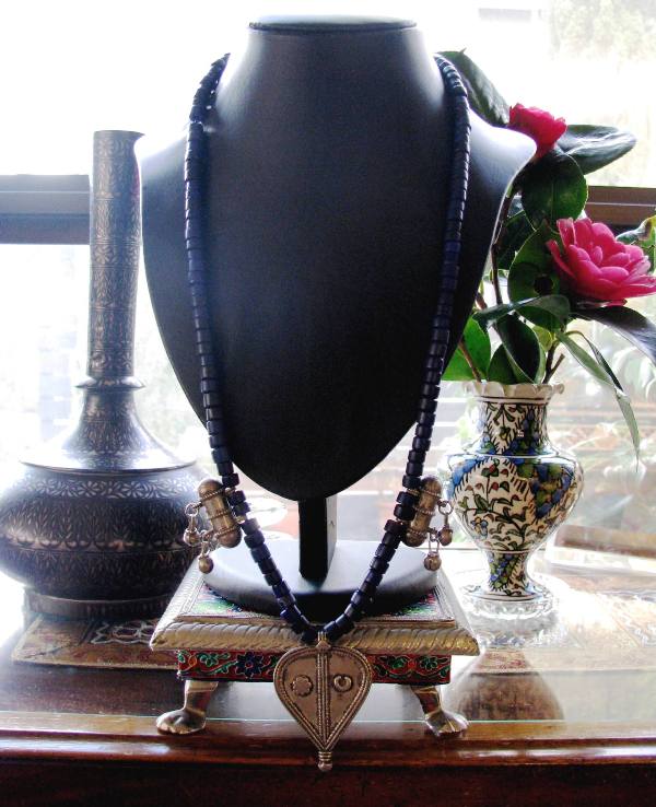 Antique Indianh Amulet, Cache-Sexe Ornament Necklace