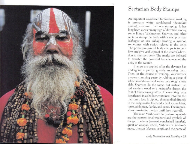 Sectarian Body Stamps - Oppi Untracht, Traditional Jewelry of India, Page 25