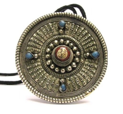 Tibetan Hair Bead Pendant