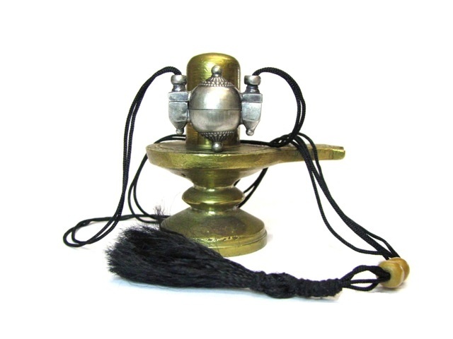 Vintage Shiva Lingam Casket - Small
