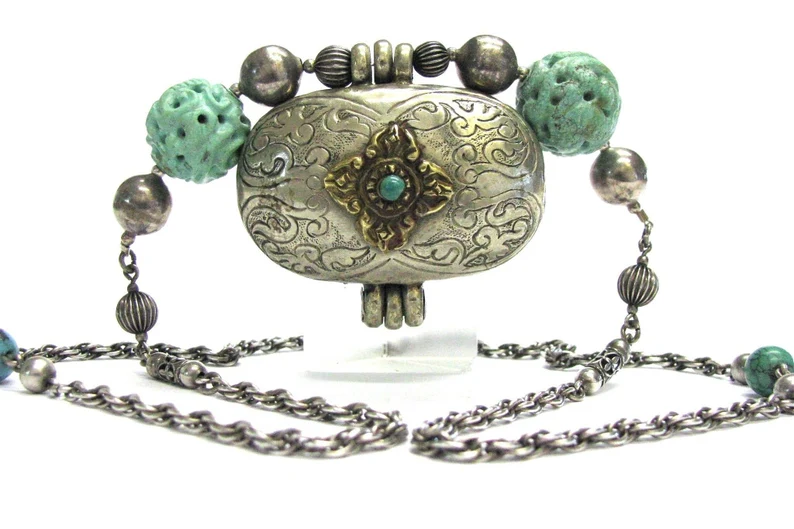 Tibetan Gau, Himalayan Gau Necklace