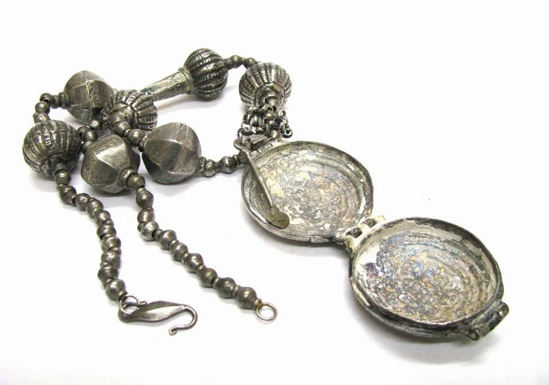 Antique Ethopian Necklace, Harar Tribe Lac Beads