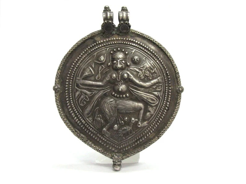 Antique Indian Amulet, Bhairava, Shiva