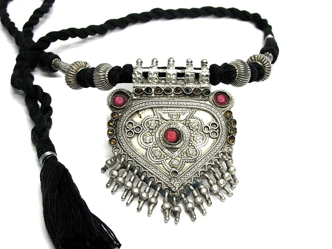 Vintage Indian Amulet, Tree of Life