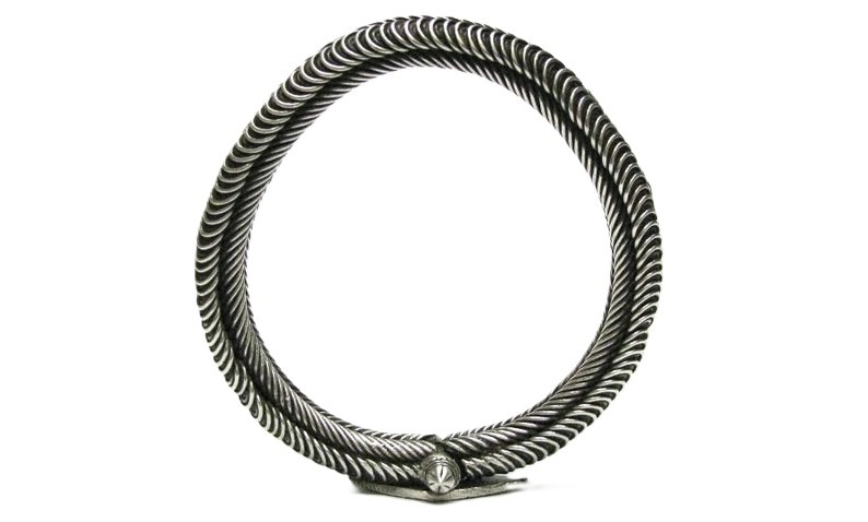 Antique South Indian Bracelet, Toda Tribe Bangle